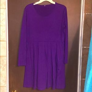 Purple tunic with pockets XLG